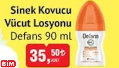 DEFANS SİNEK KOVUCU VÜCUT LOSYONU DEFANS SİNEK KOVUCU VÜCUT LOSYONU